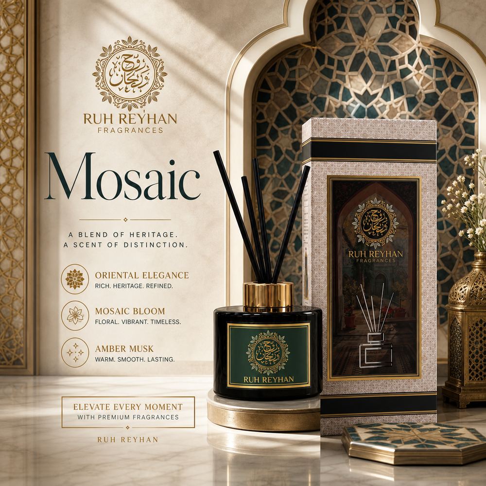 Ruh Reyhan Mosaic reed diffuser